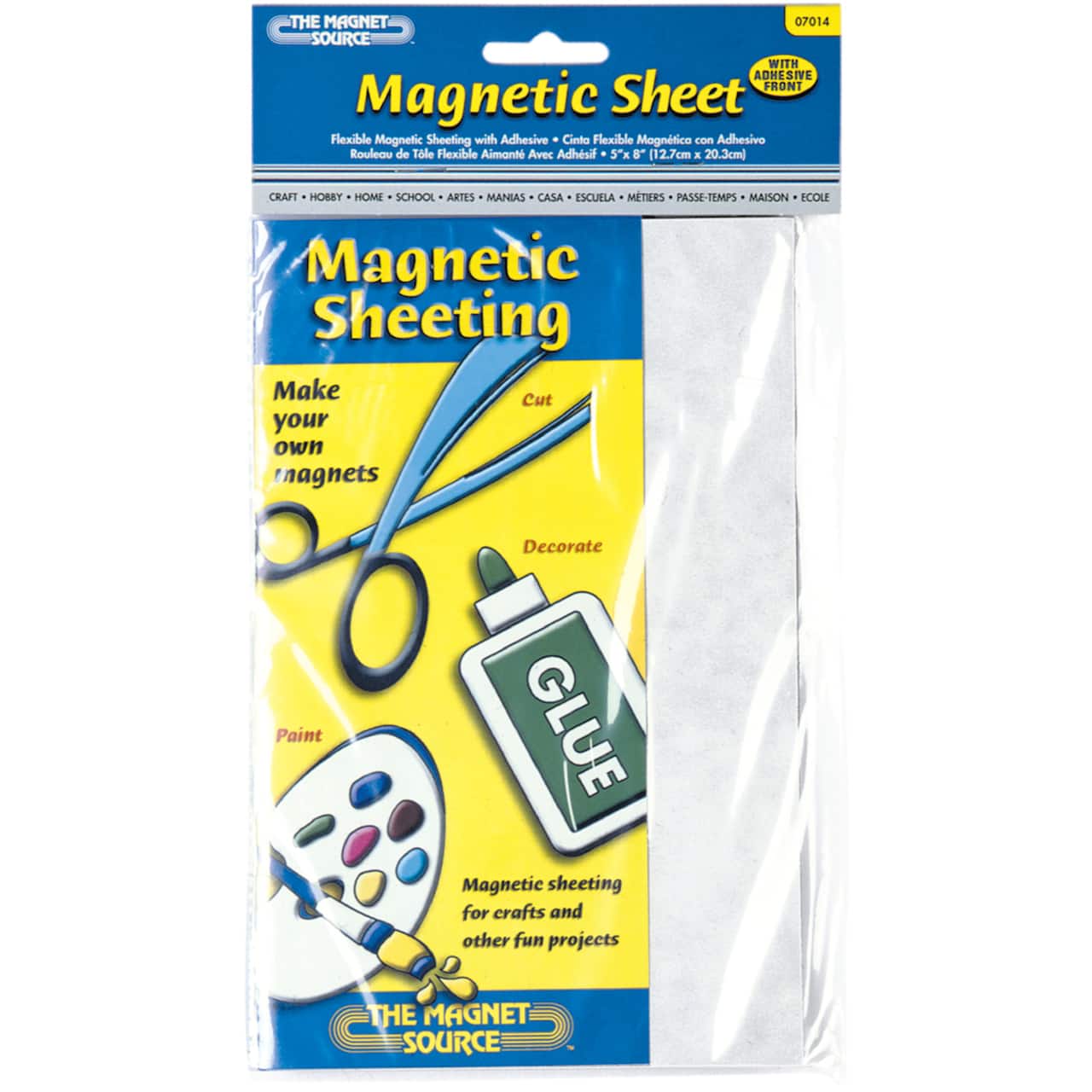Magnet Source&#x2122; Magnetic Sheeting 5&#x22; x 8&#x22;